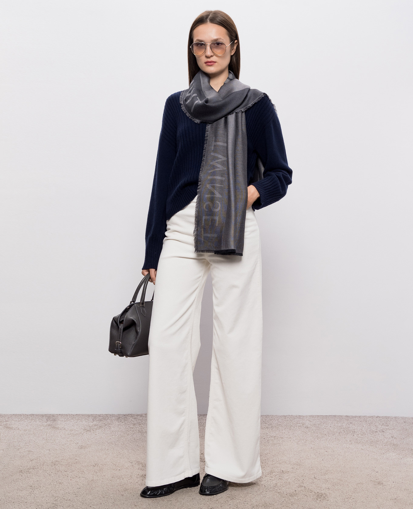 Blue cashmere pullover Twinset 2