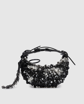 Innerraum Black HM0 beaded hobo bag HM0OBPEARLS