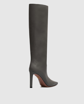Babe Pay Pls Gray leather boots 523914KO2664