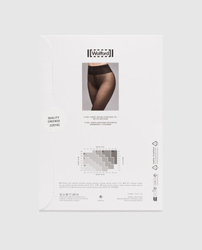 Wolford Brown tights 10 den Individual 18382