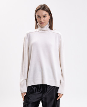 Carven Ivory cashmere sweater 6262K21179