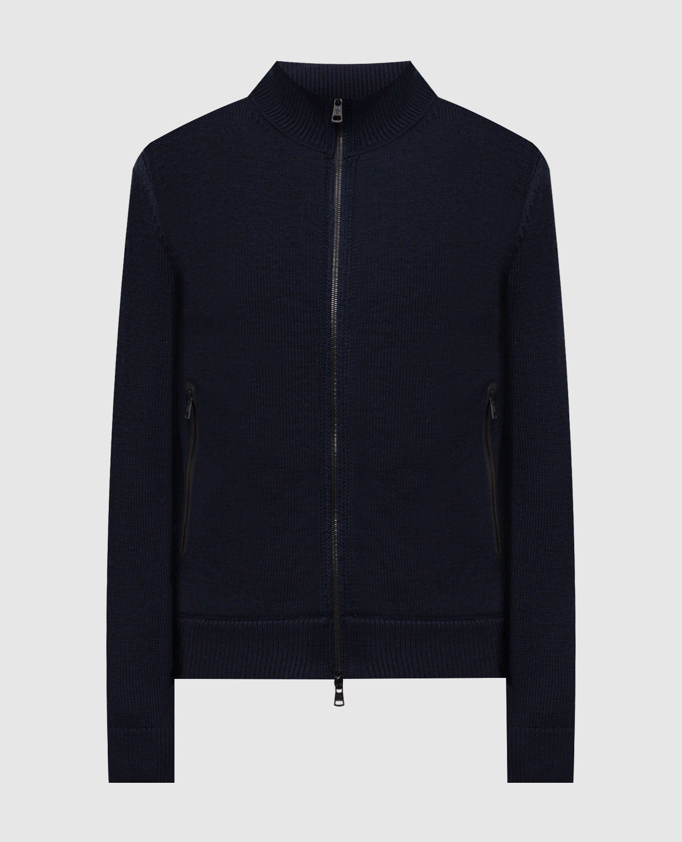 

Blue down jacket with logo Moncler