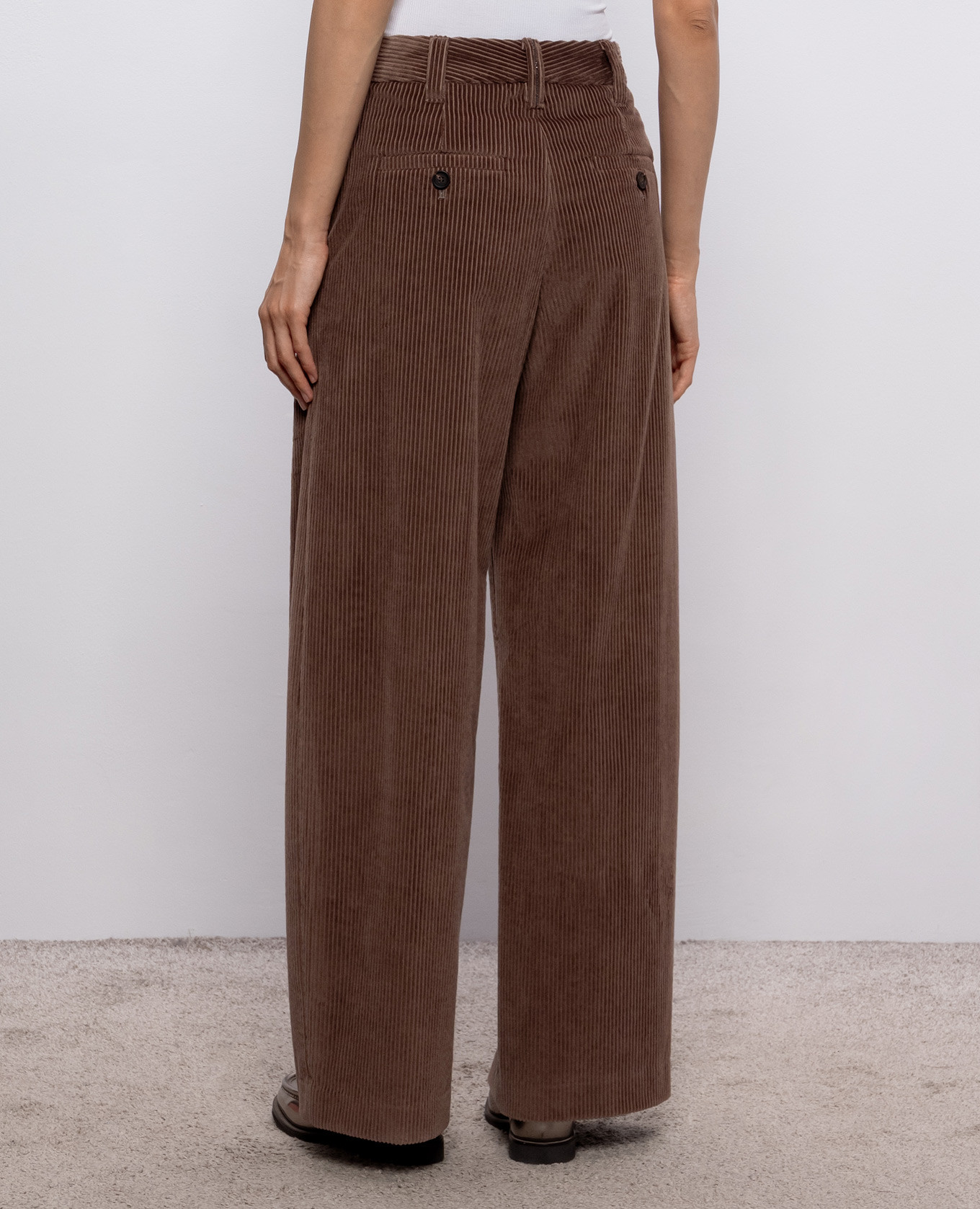 Brown corduroy pants Brunello Cucinelli 4