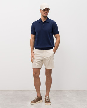 Tom Ford Blue polo KPS035YMC040