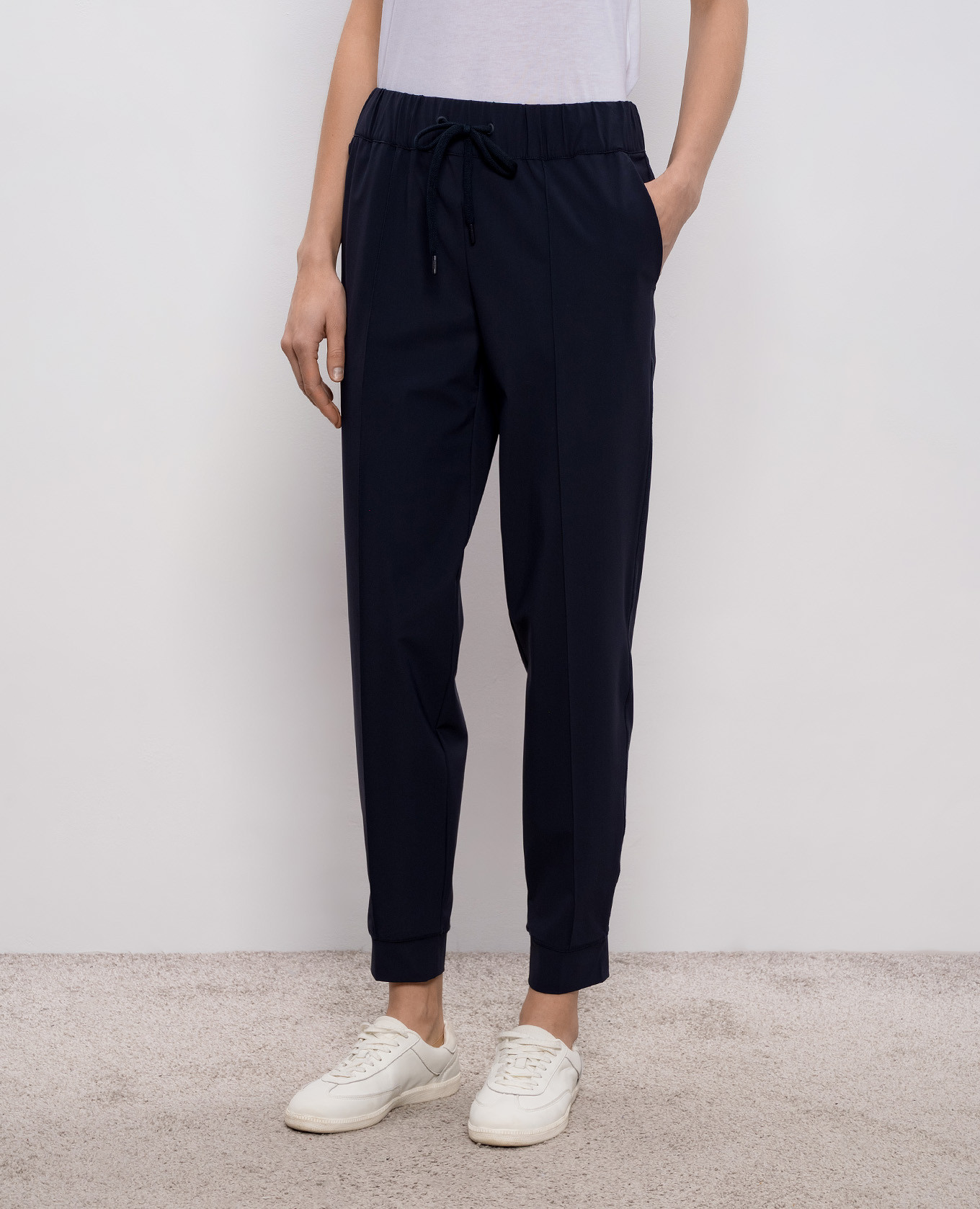 

Blue joggers with logo Herno