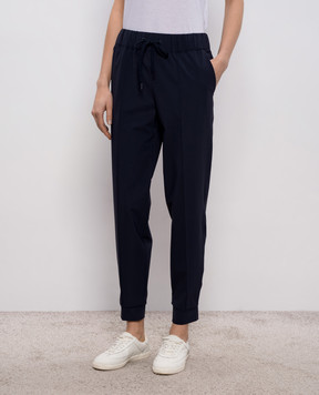 Herno Blue joggers with logo PT000192D52127