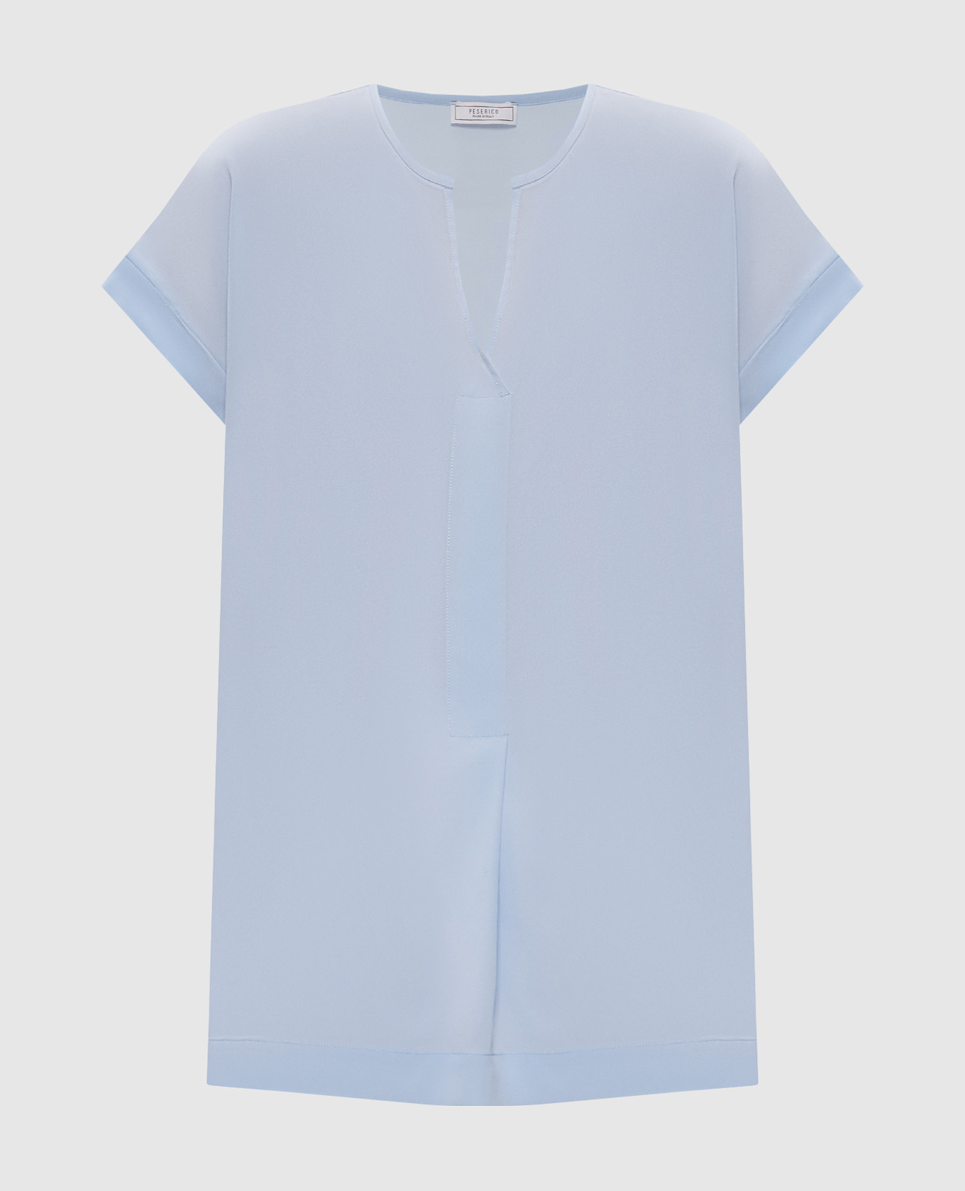 

Blue silk top Peserico, Light blue