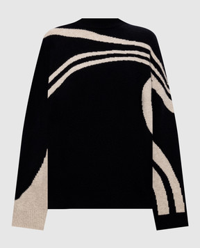 Loulou de Saison NOGA black cashmere sweater NOGA