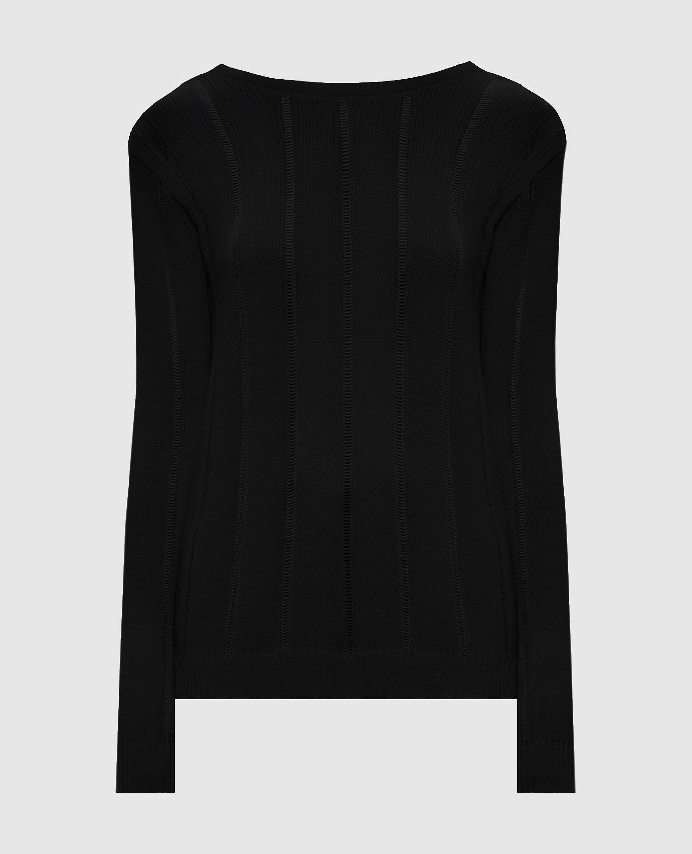 Black Nese cashmere jumper