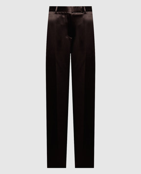 Tom Ford Brown silk pants PAW726FAX1868