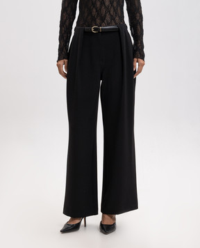 Twinset Black pants with belt 262LI2DPP