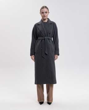 Max Mara CADMIO grey double-breasted cashmere coat MXMCADMIO