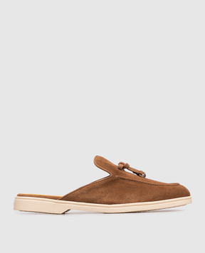 Doucal's Brown suede mules DD8894JOANUF229