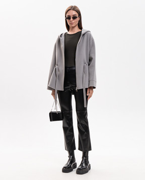Max Mara MONIA gray wool coat SMMMONIA