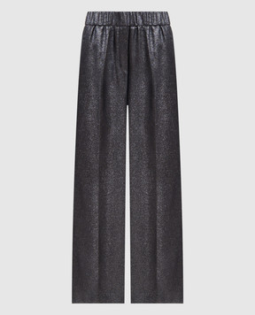 Peserico Silver lurex pants A0405207007