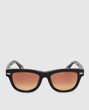 Brunello Cucinelli Iconic Meridian Black Sunglasses MOCSTEMV22
