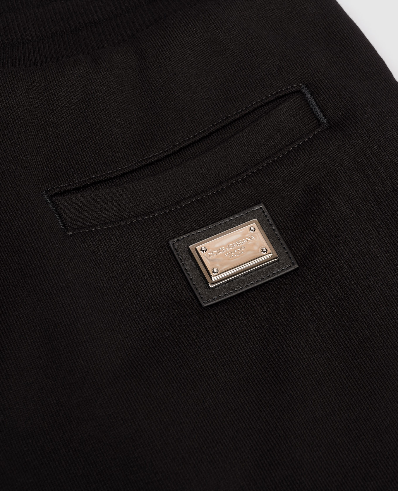 

Children's black shorts with logo Dolce&Gabbana