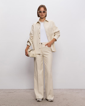 Peserico Beige shirt with lurex A0685300589