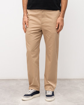 Givenchy Beige pants with logo BM51NV15XZ