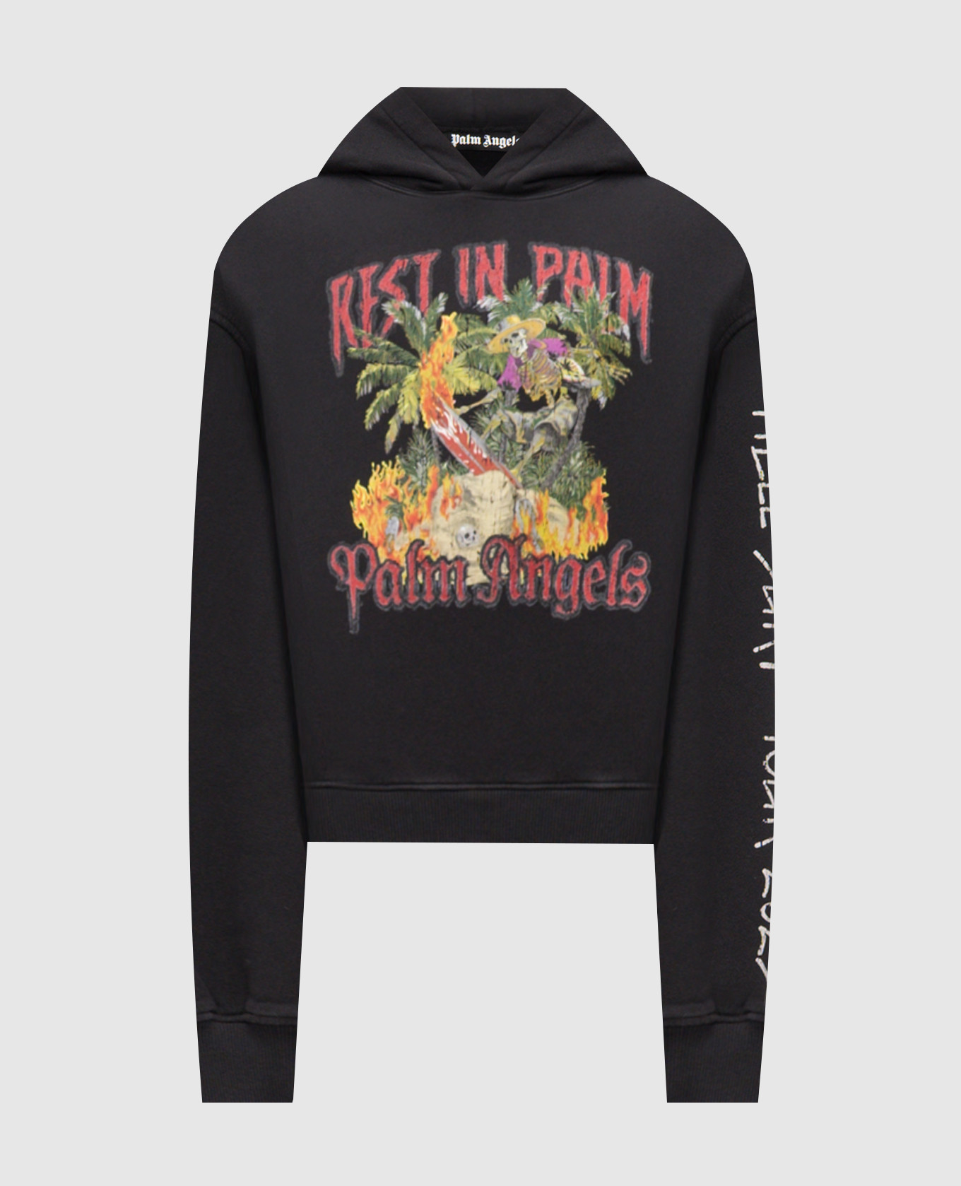 

Rest In Palm black hoodie Palm Angels