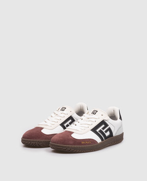 Balmain Swan logo combination sneakers GM1VI360TRLV