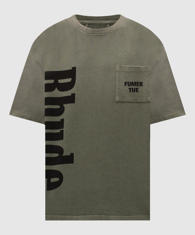 Khaki T-shirt with pocket