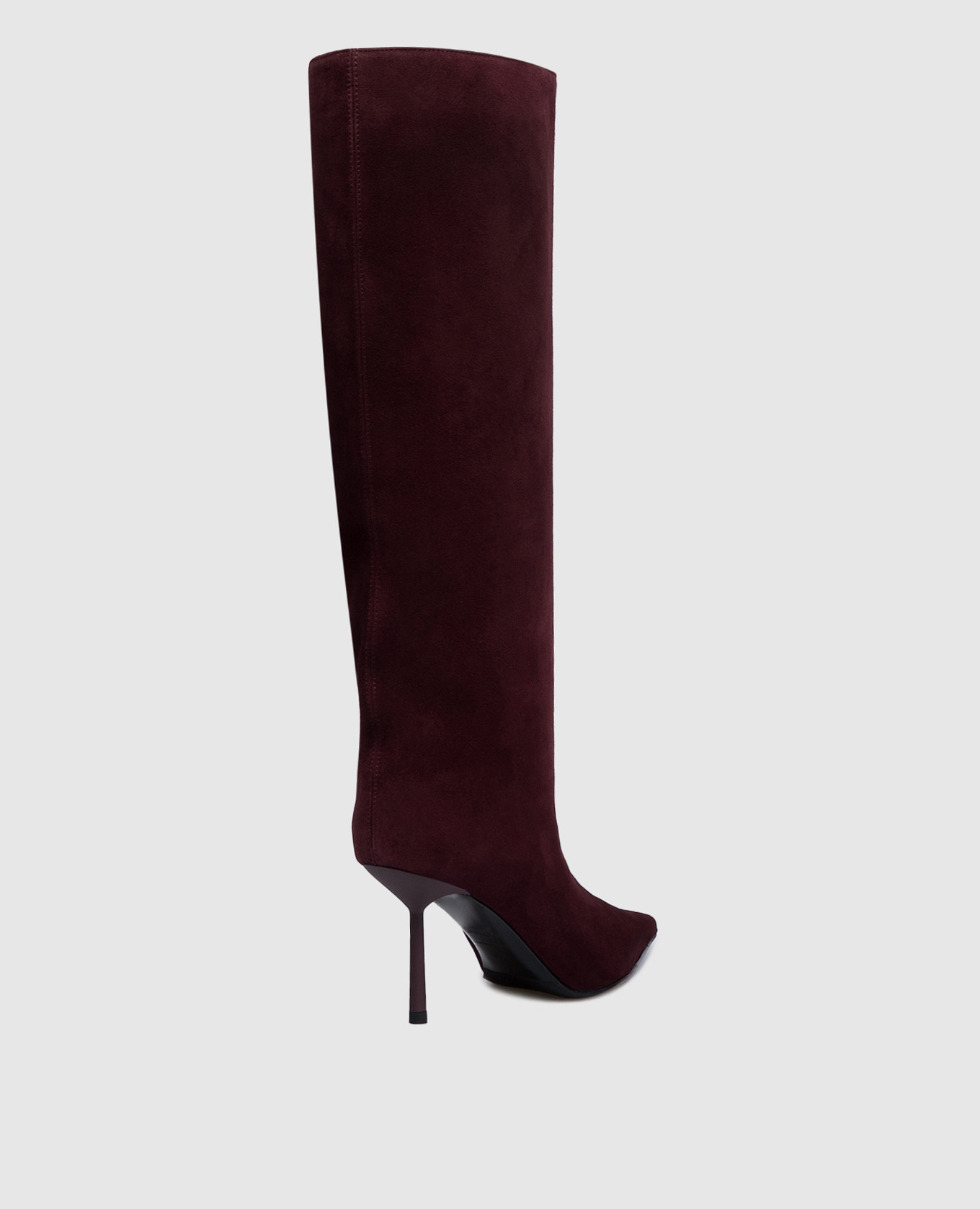Bella burgundy suede boots Le Silla 3