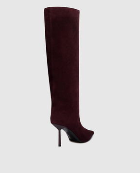 Le Silla Bella burgundy suede boots 4236C080BMPPVEP