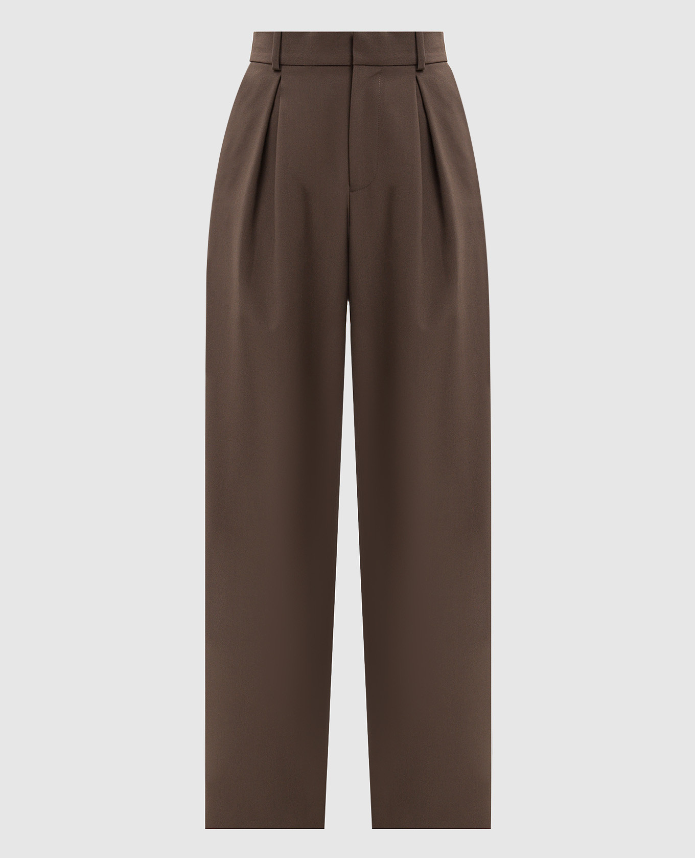 Brown wool pants
