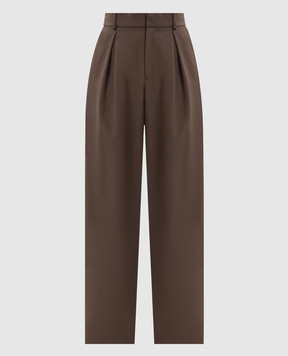 Maison Margiela MM6 Brown wool pants S52KA0574M36020