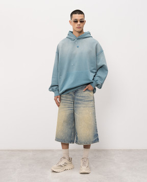 Misbhv Shadow blue hoodie 260U214