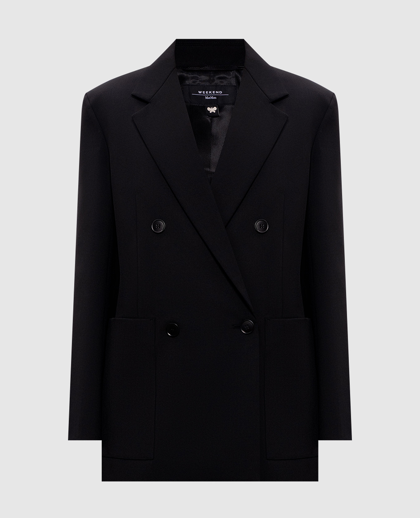 Black double-breasted jacket WKDVELOCE