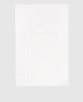 L'appartement White bathroom mat TILE TILEBATHRUG