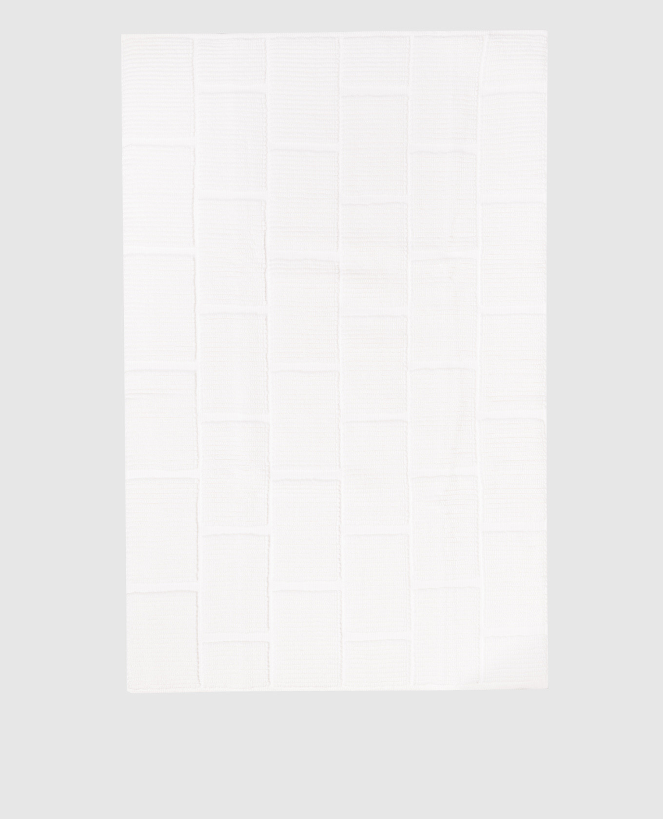 

White bathroom mat TILE L'appartement