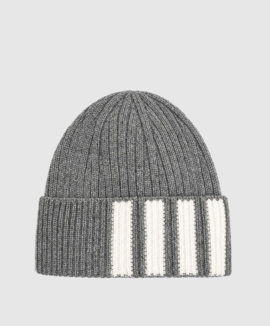 Sombrero de cachemir gris