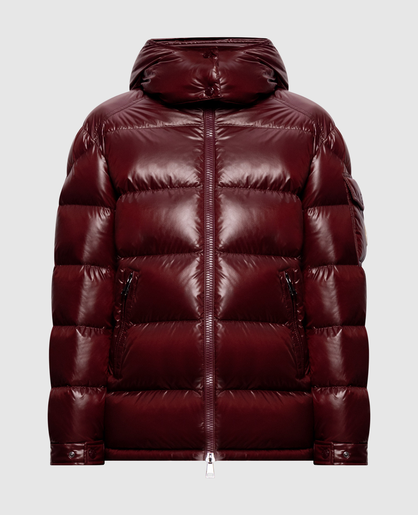 Burgundy Maire down jacket