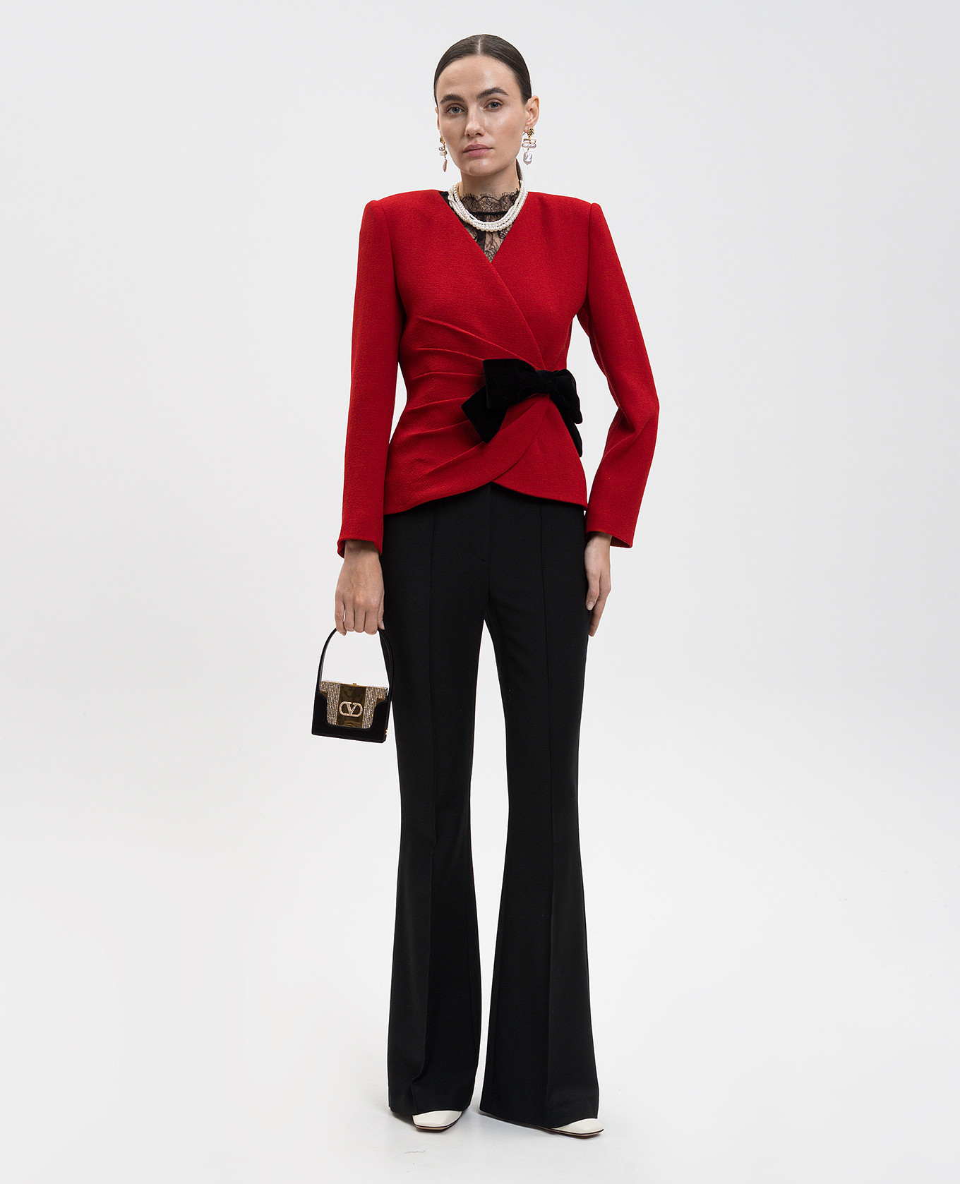 

Red wool jacket Valentino