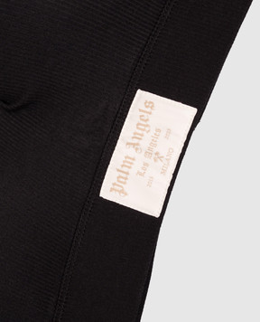 Palm Angels Black bodice with logo patch PLA1UWTP08SI