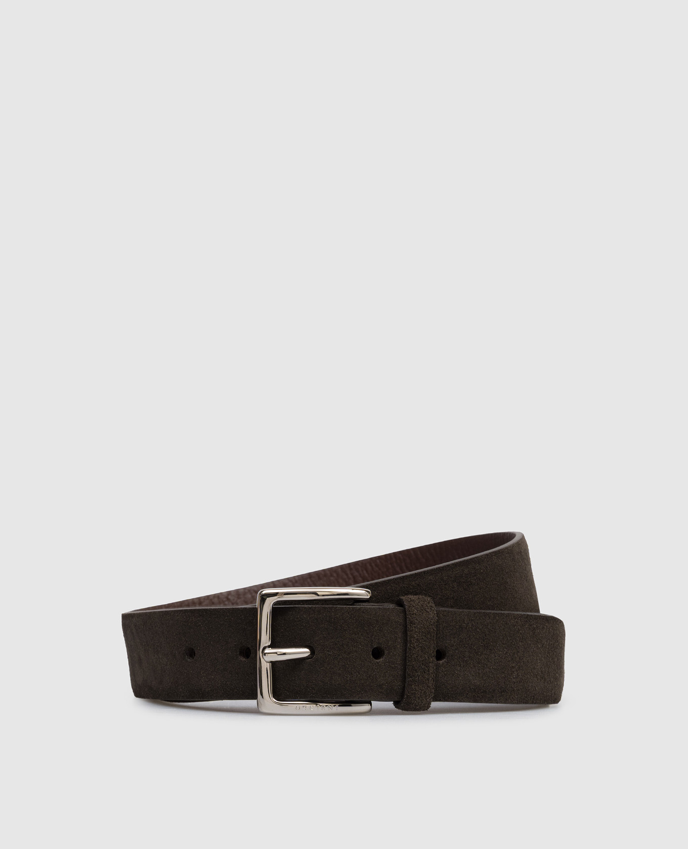

Brown Amalfi suede belt Orciani