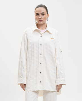 Off-White Star ivory denim shirt 2YQ007S26DEN001