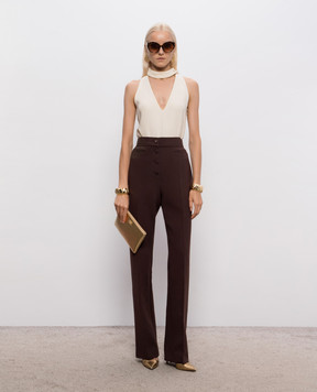 Valentino Brown wool pants 9B3RB7C2A9K