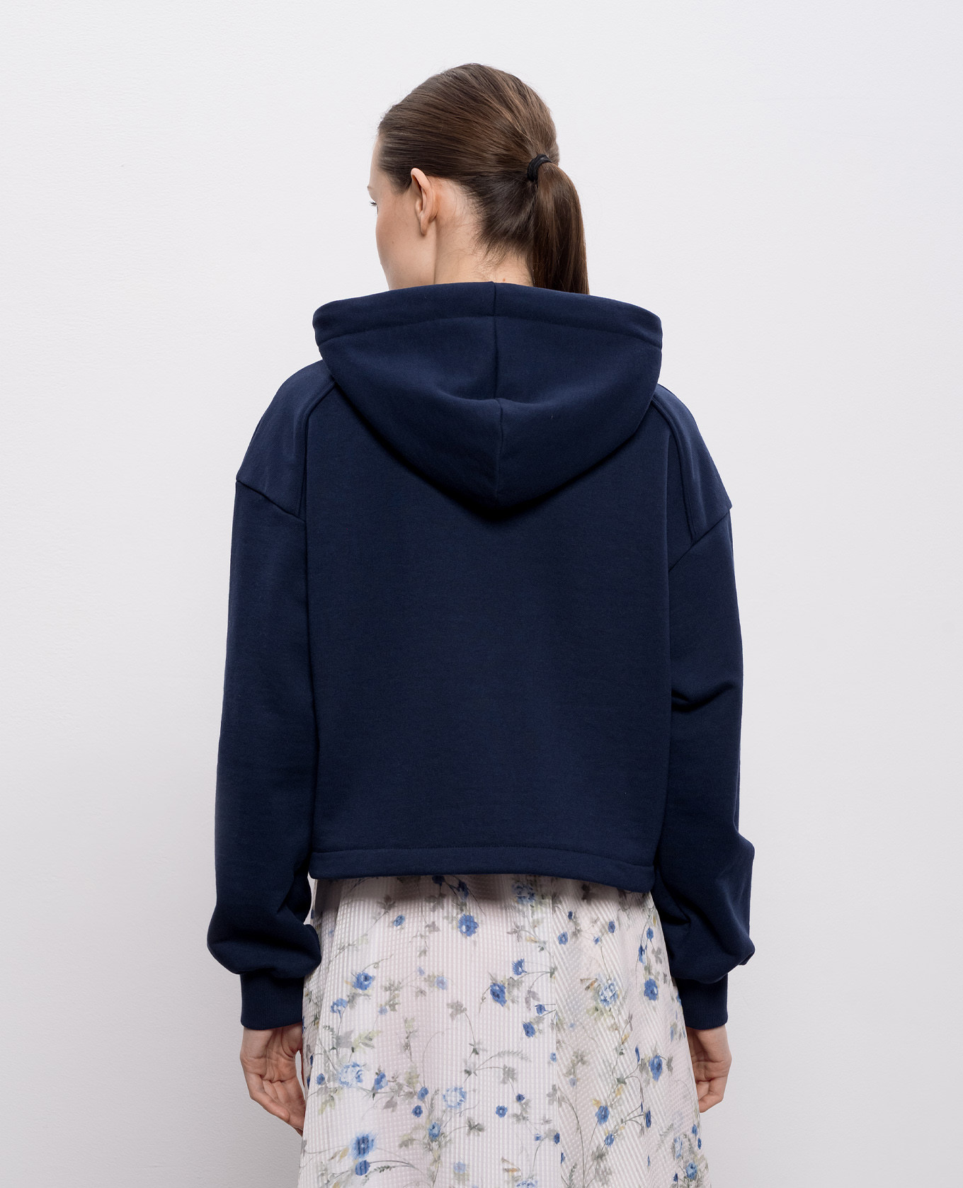 Blue hoodie with zipper Juun.j 4