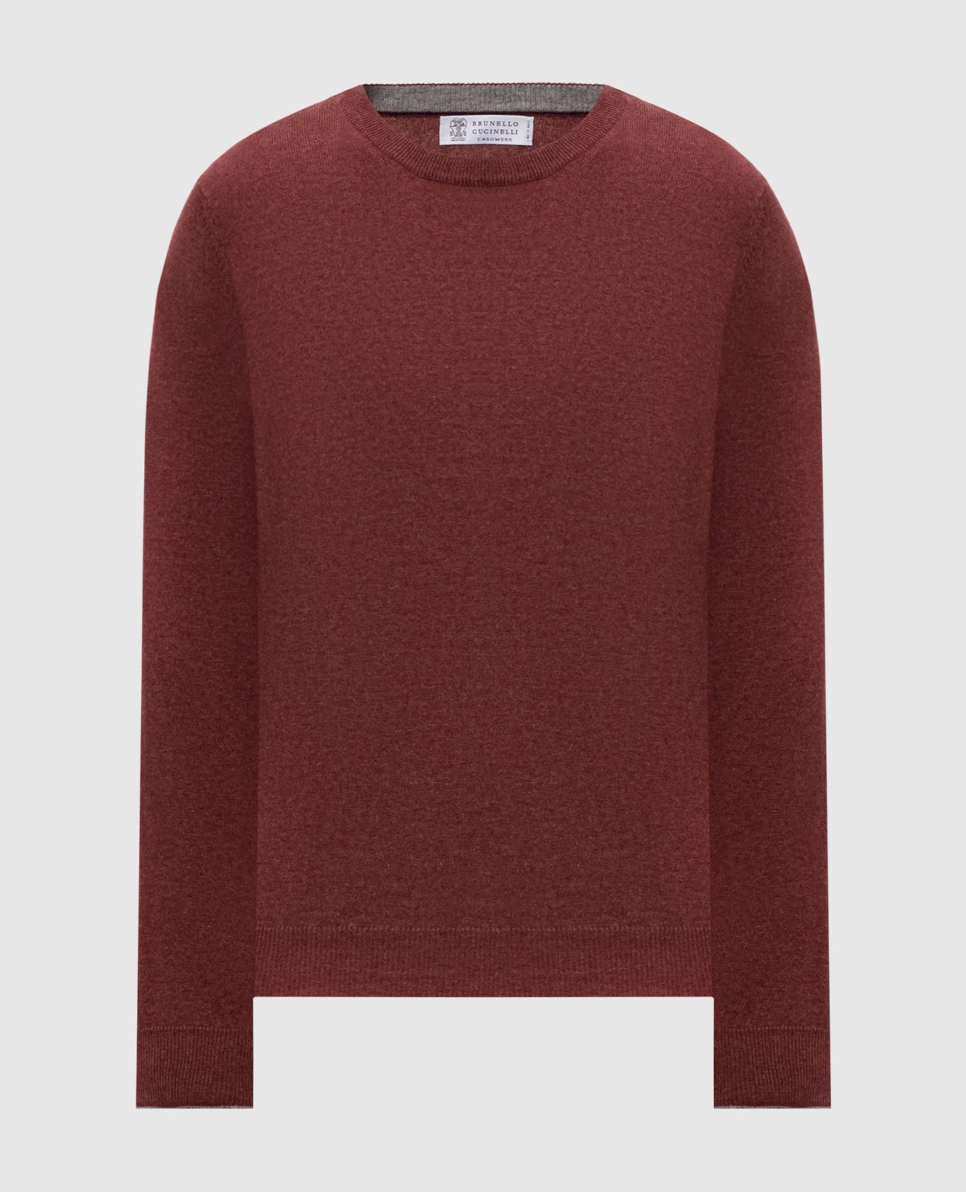 Burgundy cashmere jumper