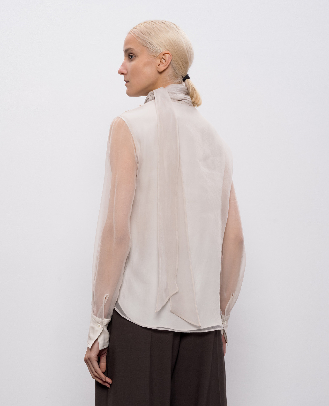 

White silk blouse Brunello Cucinelli