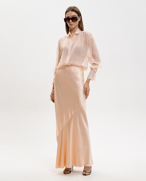 Ermanno Scervino Pink maxi skirt D482O354XZV