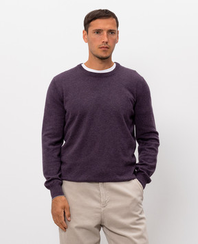 Brunello Cucinelli Purple cashmere jumper M2200100