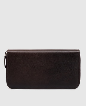 Orciani Brown leather wallet SU0120LGN