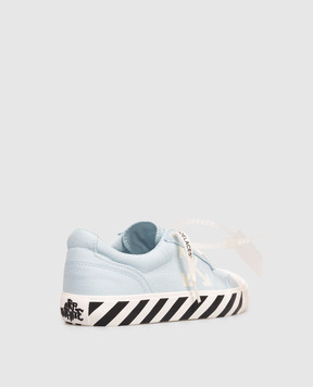 Off-White Blue Vulcanized Undercut Sneakers OWIA28QS26FAB001