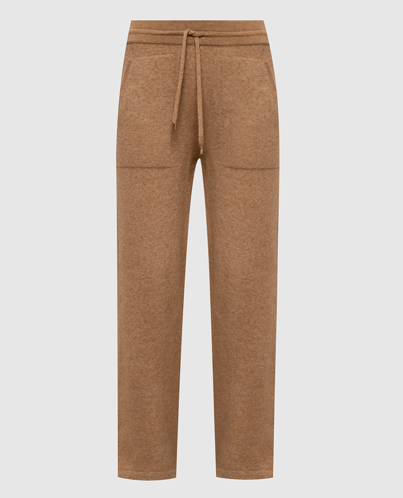 

Brown camel wool and silk pants MooRER
