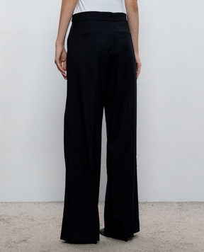 Twinset Navy blue pants with lurex 262TT2531